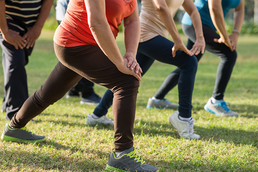 stretching for knee pain