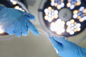 Physicians hands